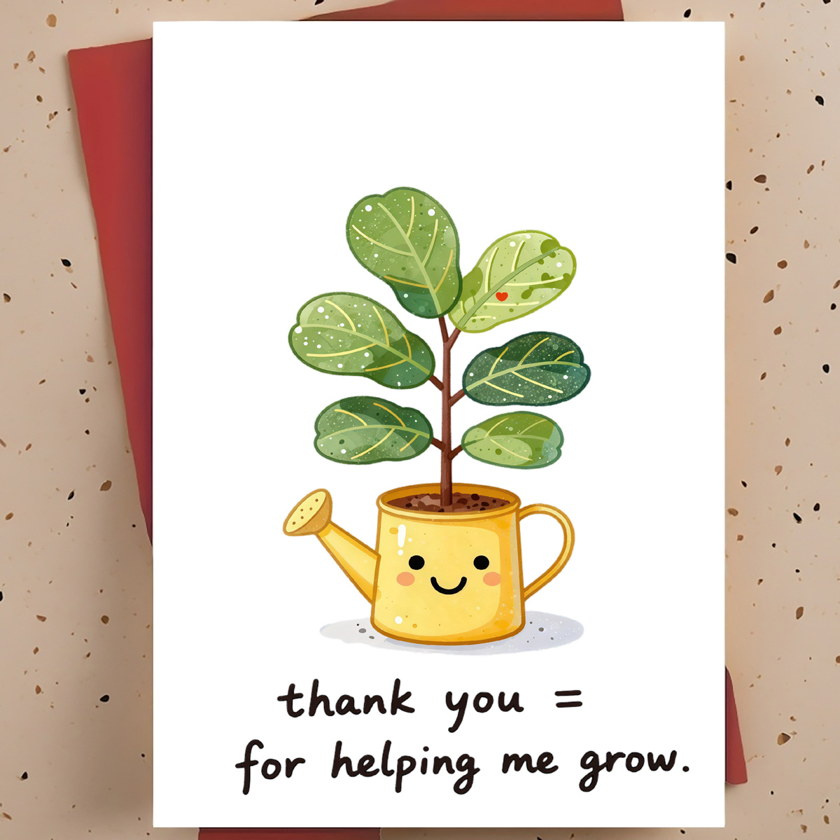Plant Parental - 1 Sweet and Warm Thank-you Card