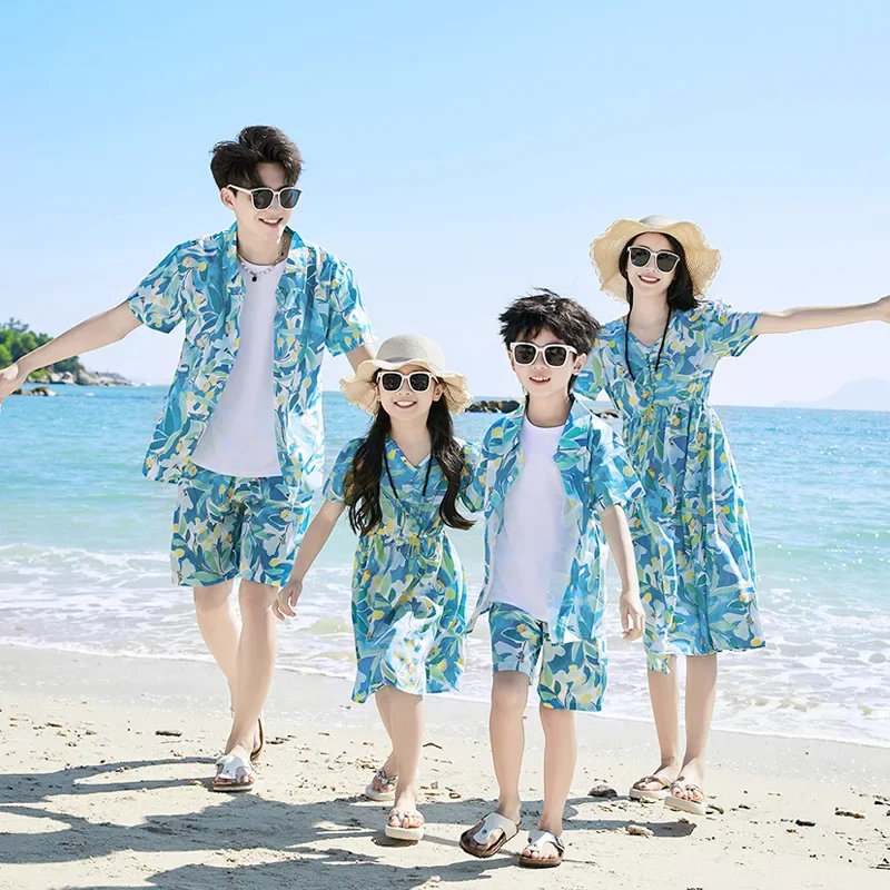 Plant Parental - Father Son Shirts SetClothes Summer Vacation