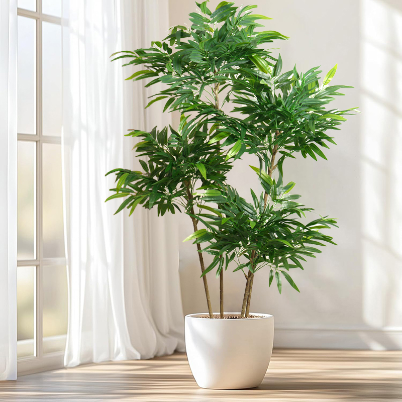 80-180cm Large Artificial Bamb - Fiddle Leaf Fig recension och pris