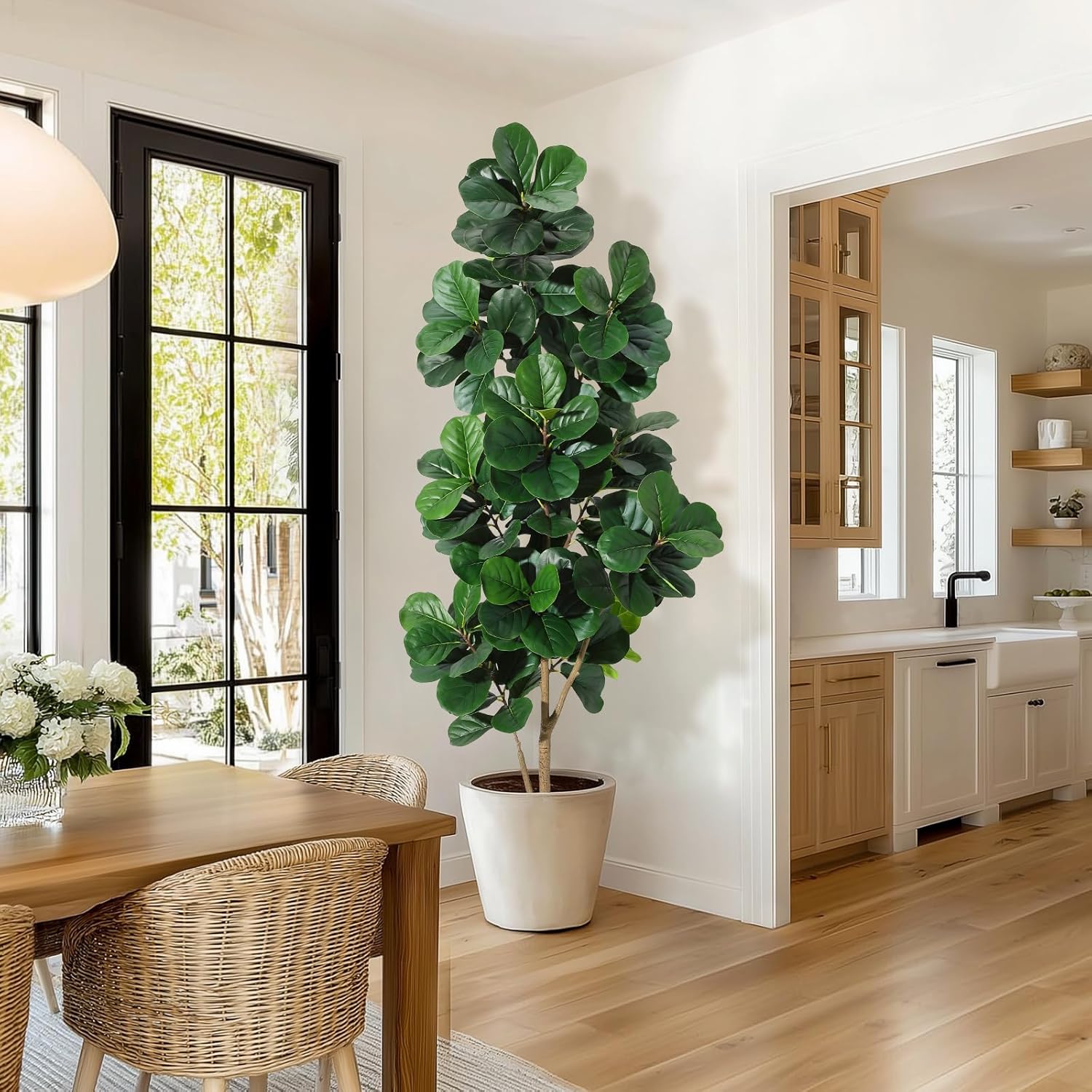 4-7 FT Fiddle Leaf Fig Tree Ar - Fiddle Leaf Fig recension och pris