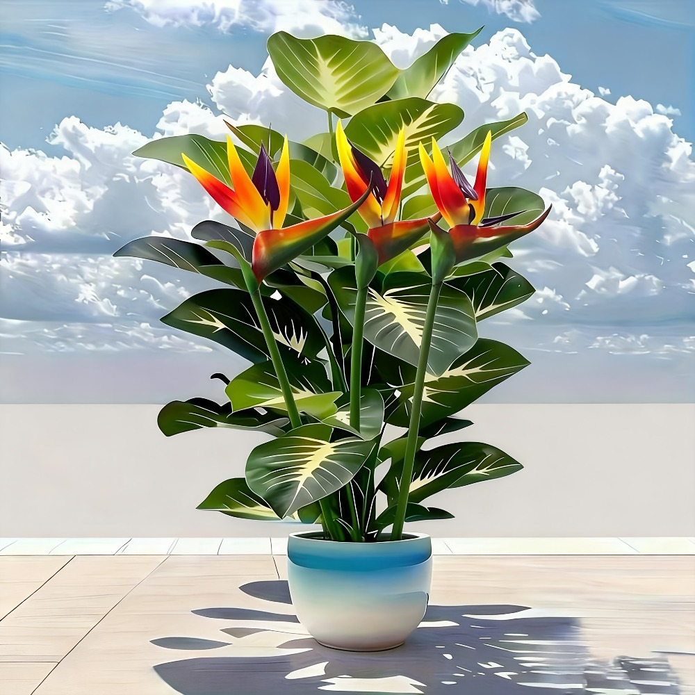 Artificial Bird of Paradise an - Fiddle Leaf Fig recension och pris