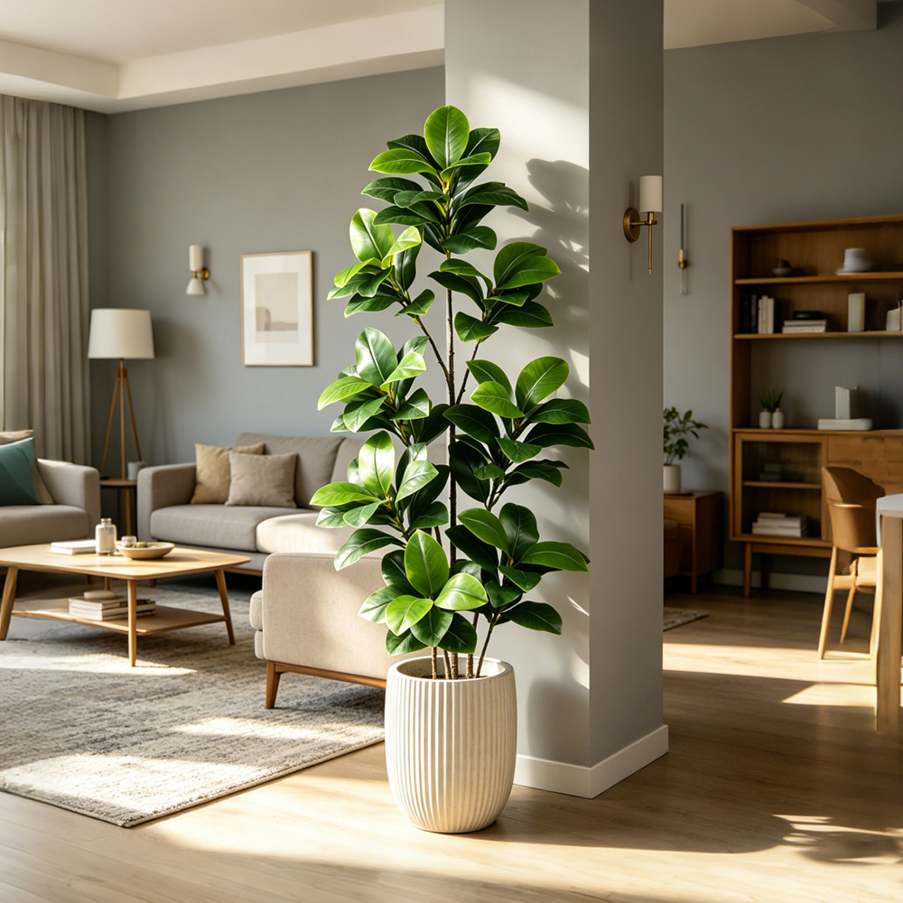 74-140cm Large Artificial Bany - Fiddle Leaf Fig recension och pris