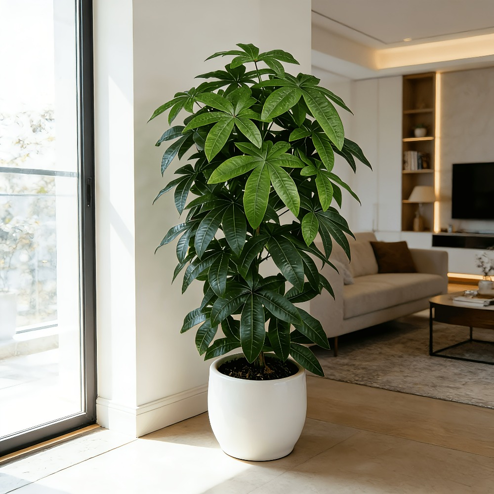 An Artificial Money Tree Pachi - Fiddle Leaf Fig recension och pris